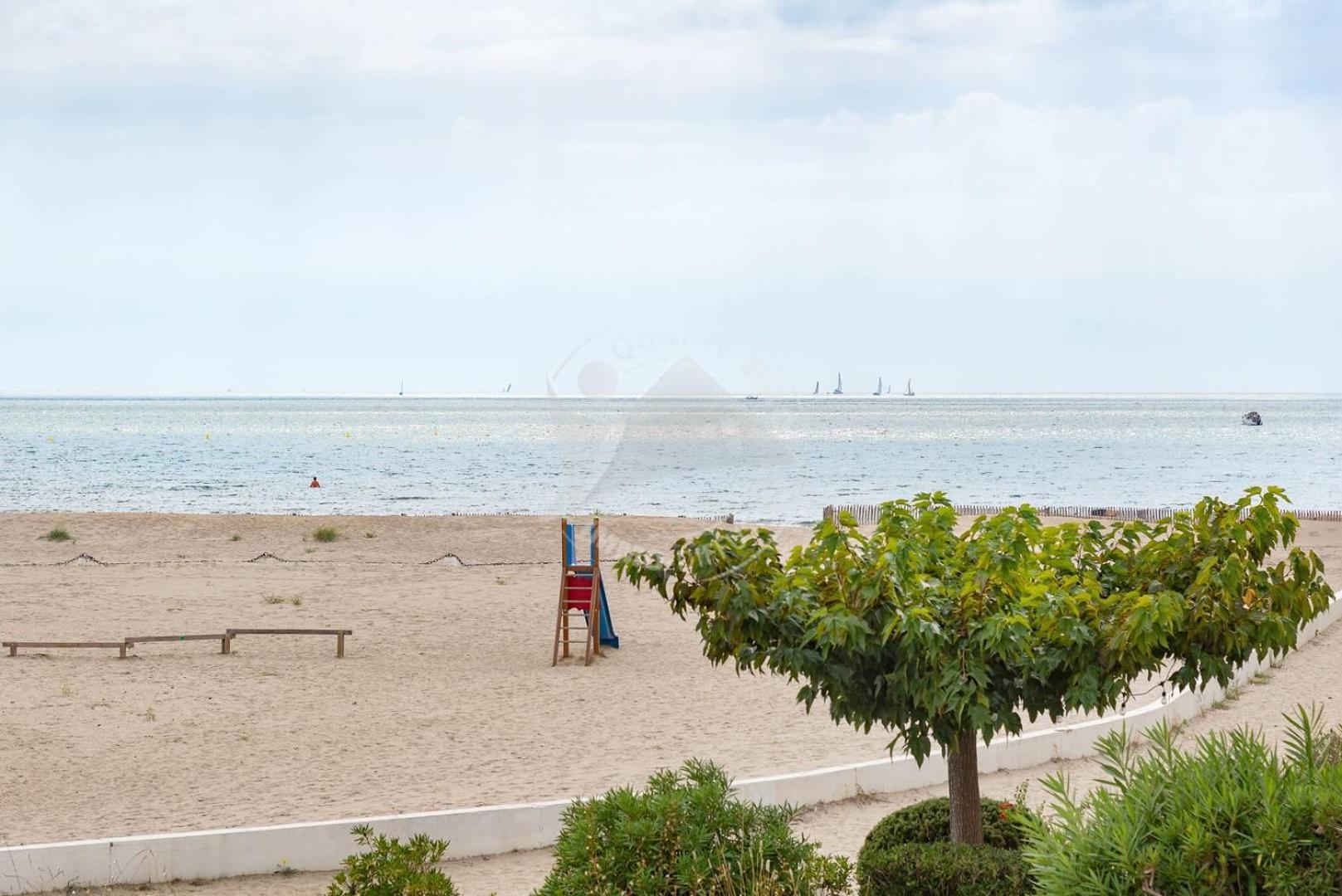 As17378 - P4 Dans Une Residence Sur La Plage Avec Vue Mer Et Piscine Ле-Гро-дю-Руа Екстер'єр фото